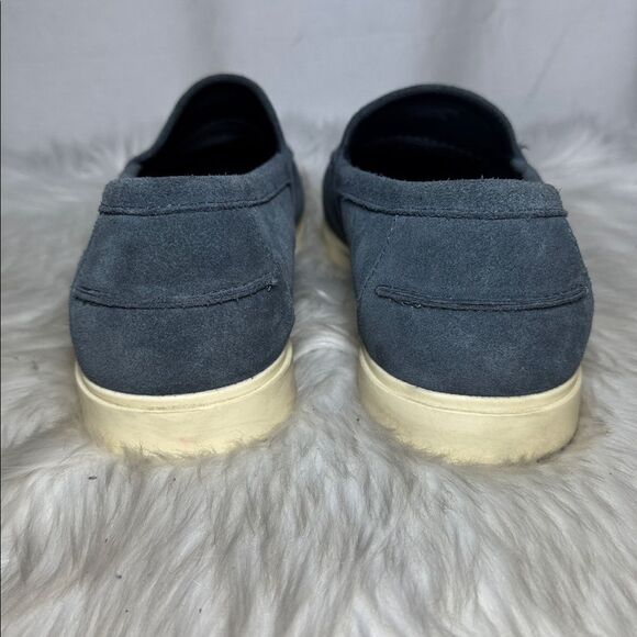 Zara Men\'s‎ Dusty Blue Suede Loafers Sz 43